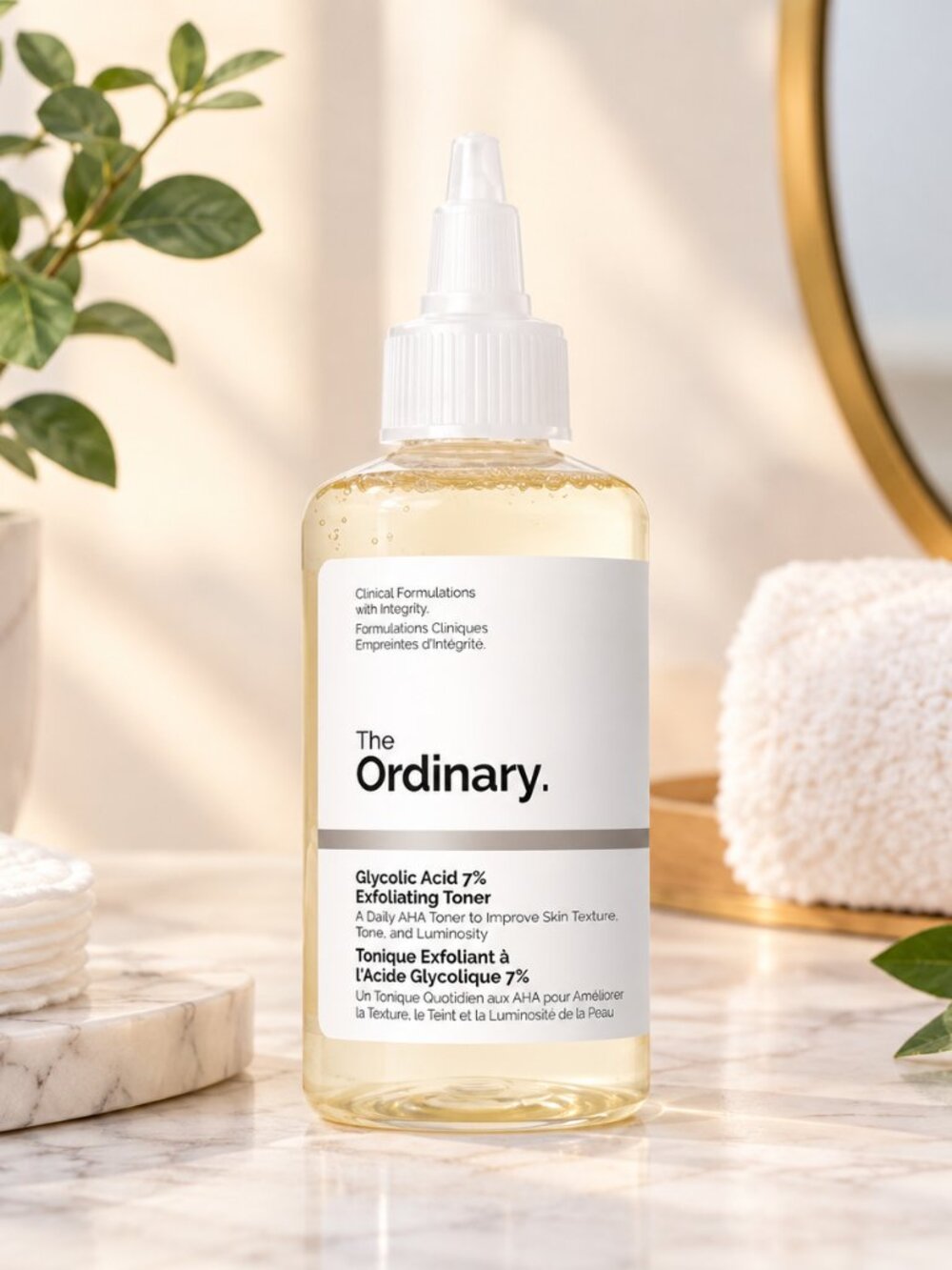 Glycolic Acid 7% Exfoliating Toner Brightening Smoothing Facial Toner